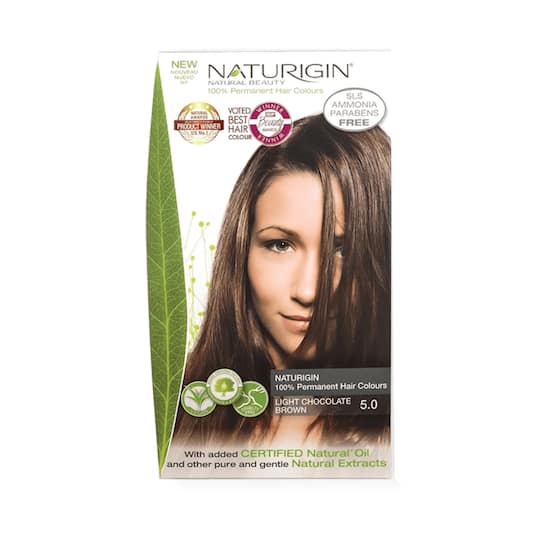 Naturigin Permanent Hair Colour - Light Chocolate Brown 5.0 (115ml)