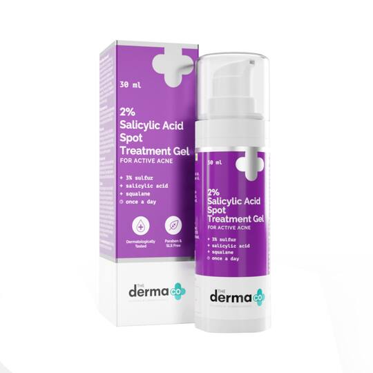 The Derma Co 2% Salicylic Acid Spot Treatment Gel (30ml)