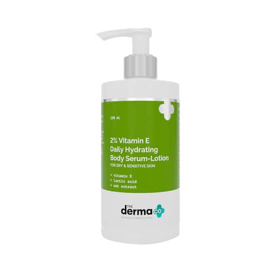 The Derma Co 2% Vitamin E Daily Hydrating Body Serum-Lotion (250ml)