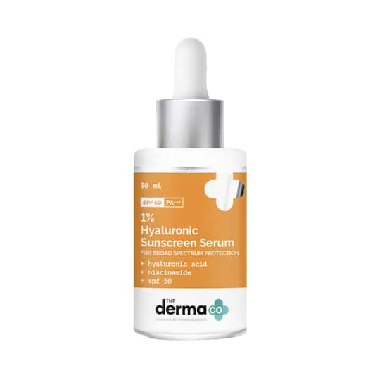 The Derma Co 1% Hyaluronic Acid Sunscreen Serum SPF 50 (30ml)