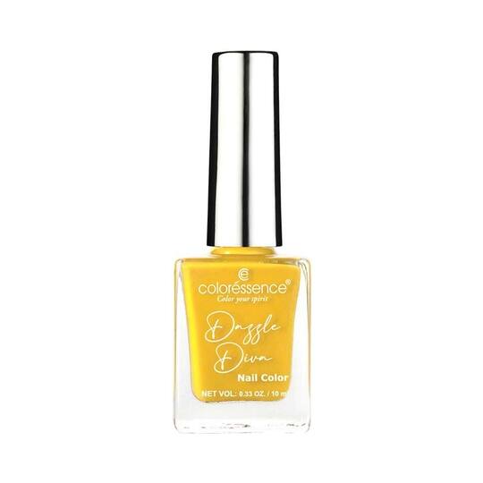 Coloressence Dazzle Diva Matte Finish Nail Paint -Yellow Citrine (10ml)