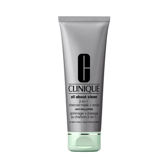 CLINIQUE All About Clean Anti-Pollution Charcoal Mask & Scrub (100ml)