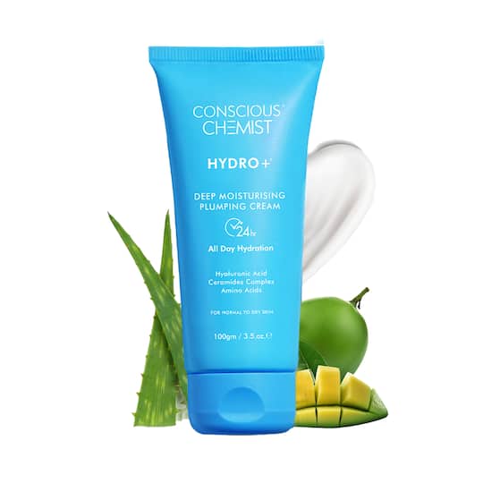 Conscious Chemist Hyaluronic Acid Moisturizer For Dry Skin Face, Treat Dull, Dehydrated Skin (100g)