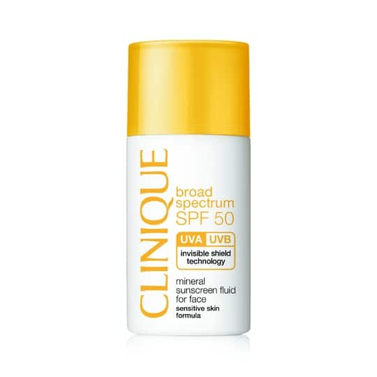 CLINIQUE SPF 50 UVA/UVB Mineral Sunscreen Fluid for Face (30ml)