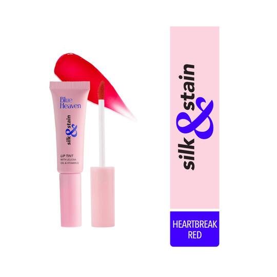 Blue Heaven Silk & Stain Lip Stain - Heartbreak Red (8ml)