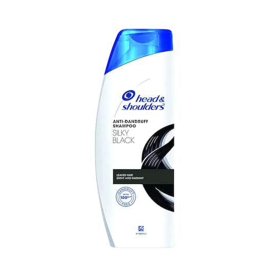 Head & Shoulders Silky Black Anti Dandruff Shampoo (180ml)