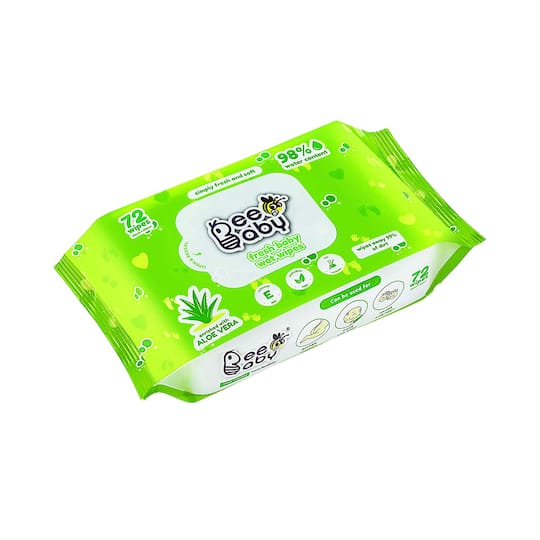 Beebaby Fresh Baby Wet Wipes (72 Wipes)