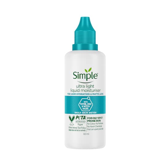 Simple Daily Skin Detox Ultra-Light Liquid Moisturiser (60ml)