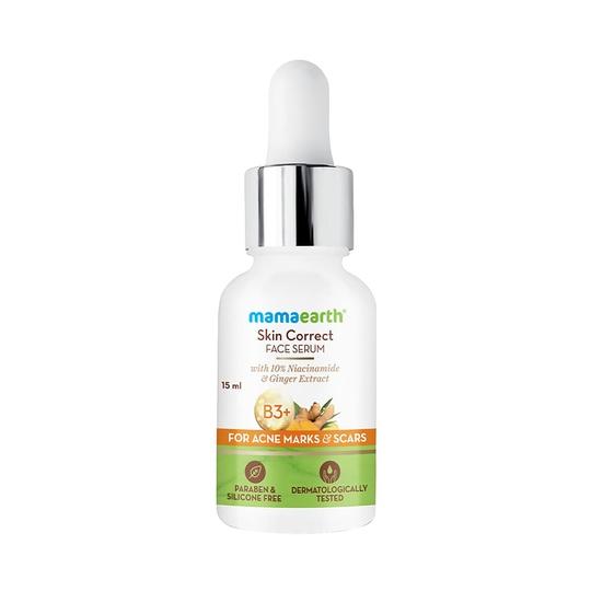 Mamaearth Skin Correct Face Serum With Niacinamide And Ginger Extract (15ml)