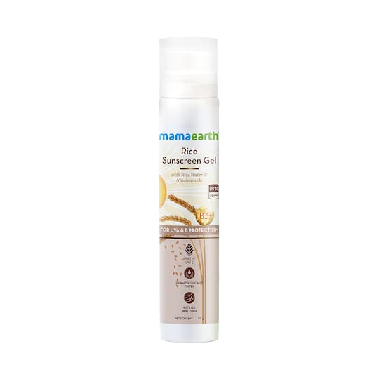 Mamaearth Rice Sunscreen Gel (50g)