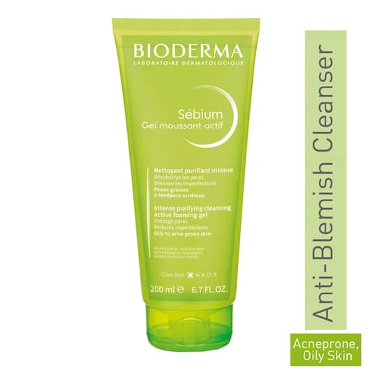 Bioderma Sebium Gel Moussant Actif Intense Purifying Cleansing Foaming Gel (200ml)