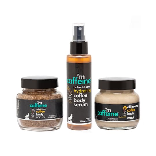 mCaffeine Detan & Hydrate Complete Body Care Routine (3Pcs)