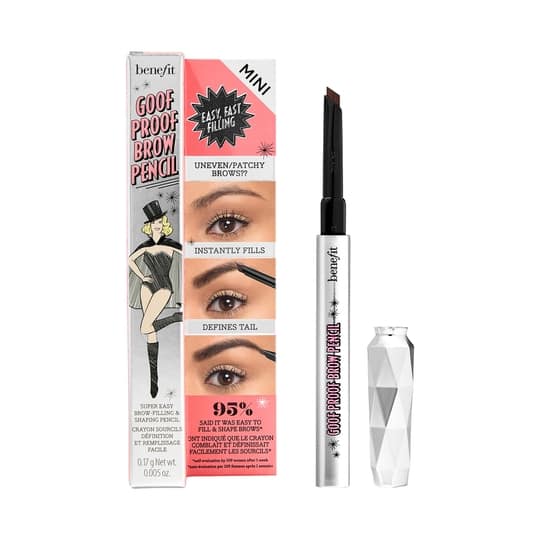 Benefit Cosmetics Goof Proof Eyebrow Pencil Mini - 05 Warm Black Brown (0.17g)