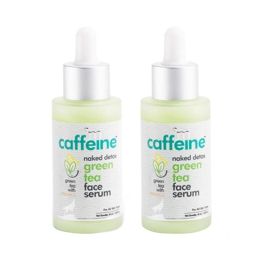 mCaffeine Vitamin C Green Tea Face Serum (2Pcs)