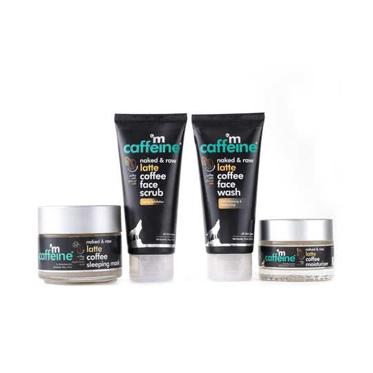 mCaffeine Latte Intense Moisturization & Repair Kit (4Pcs)