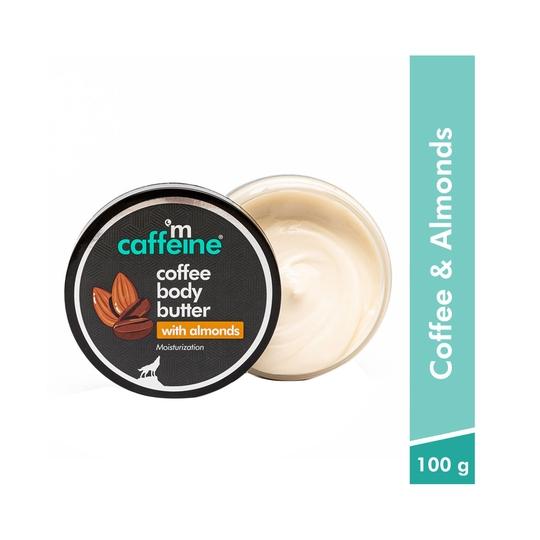 mCaffeine Coffee & Almond Body Butter with Shea Butter (100g)