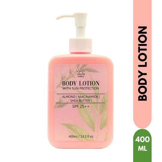 House of Beauty Deep Moisture Body Lotion W/T Sunscreen Spf 25+ W/T Niacin & Shea Butter (400 ml)