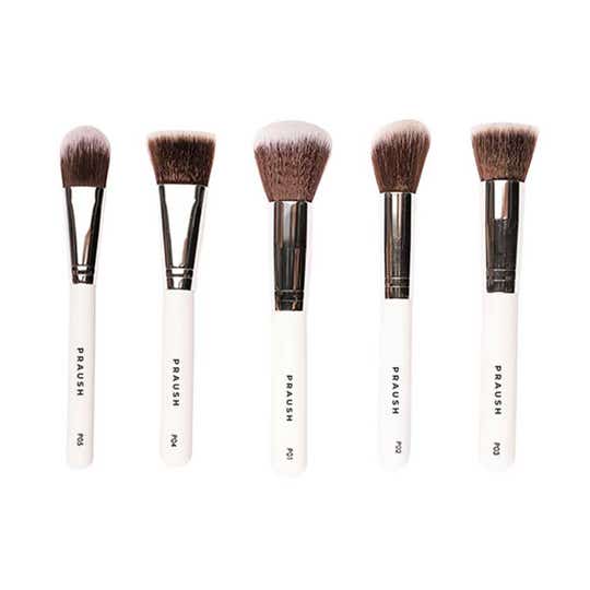 Praush Beauty 5 Pcs Essentials Face Brush Set