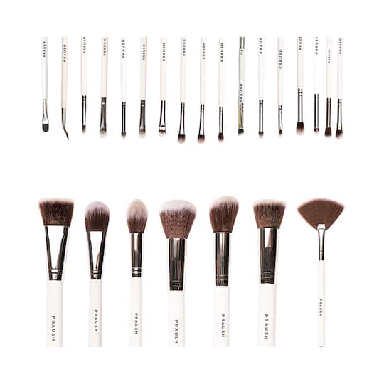 Praush Beauty 24 Pcs Professional Makeup Brush Set with Roll On Bag