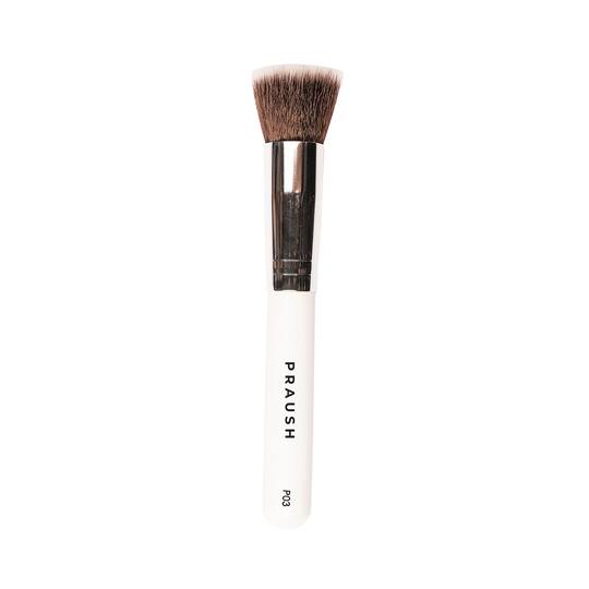 Praush Beauty Professional Flat Top Foundation Kabuki Brush - P03 (1Pc)