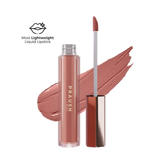 Praush Beauty Luxe Satin Liquid Lipstick - Glow Getter