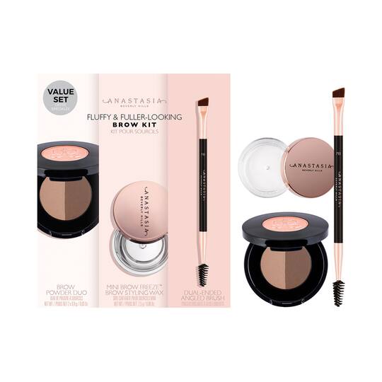 Anastasia Beverly Hills Fluffy & Fuller Looking Brow Kit - Dark Brown (4.1g)