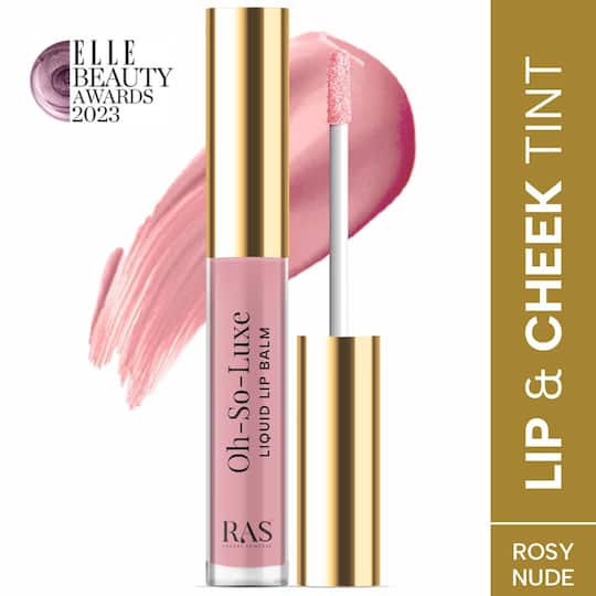 Ras Luxury Skincare Oh-So-Luxe Tinted Liquid Lip Balm - Rosy Nude I Am Kind - (3.2 ml)