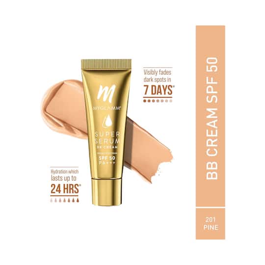 MyGlamm Super Serum BB Cream - 201 Pine (15g)