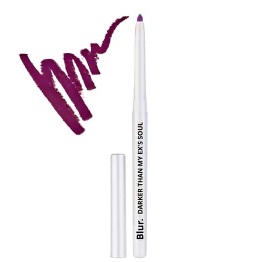 Blur India Darker Than My Ex's Soul Kajal & Lipliner - Plum (35g)