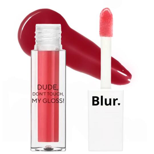 Blur India Dude! Don't Touch My Lip Gloss - Cherry Red (5ml)