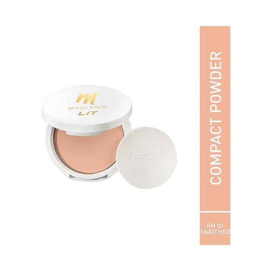 MyGlamm LIT Radiant Matte Compact - Snatched (9g)
