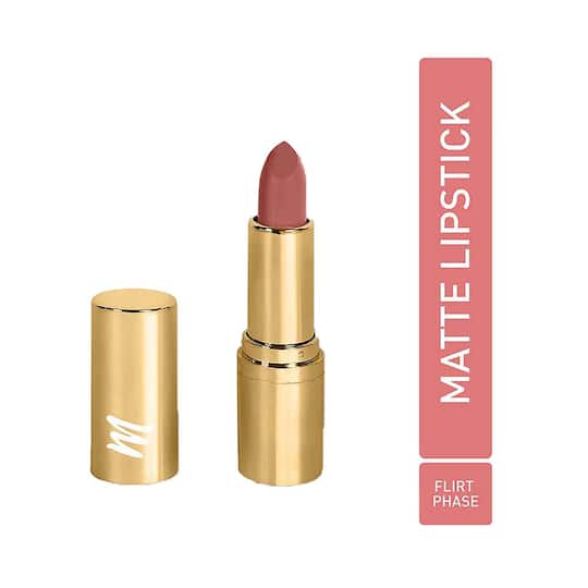 MyGlamm Treasure IT Suede Matte Lipstick - Flirt Phase (4.2g)