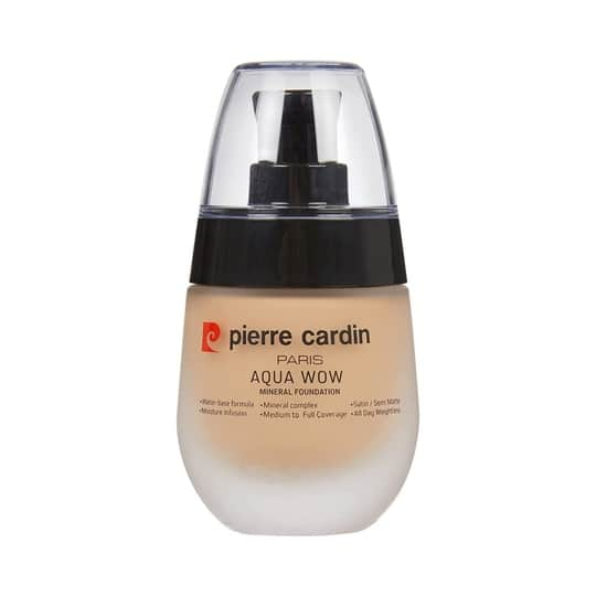 Pierre Cardin Paris Aqua Wow Mineral Foundation - 406 Ivory Skin With Warm Yellow (30ml)