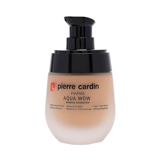 Pierre Cardin Paris Aqua Wow Mineral Foundation - 802 Tan Skin With Beige Warm (30ml)