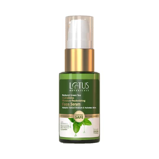 Lotus Botanicals Natural Green Tea Hydradetox Moisture Replenishing Face Serum (30g)