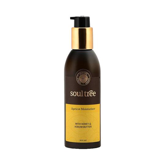 SoulTree Apricot Moisturizer with Honey & Kokum Butter (200ml)