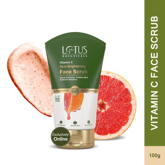 Lotus Botanicals Skin Brightening Face Scrub (100g)