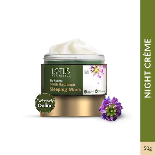 Lotus Botanicals Bio Retinol Youth Radiance Sleeping Mask (50g)