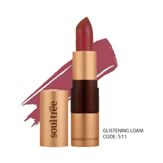 SoulTree Ayurvedic Lipstick - Glistening Loam 511 (4g)