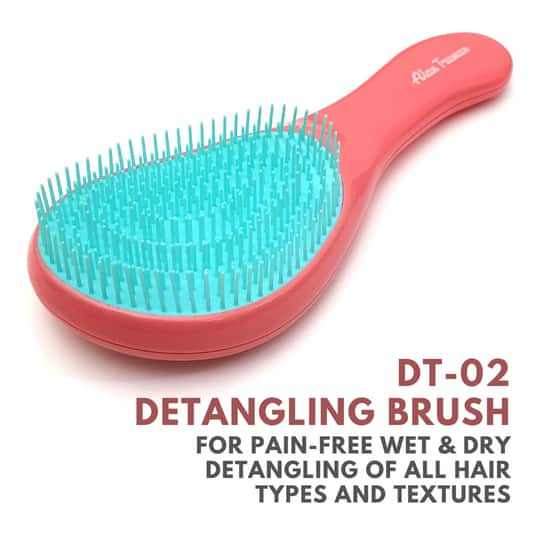 Alan Truman DT02 Detangling Brush - Pink Blue (1 Pc)