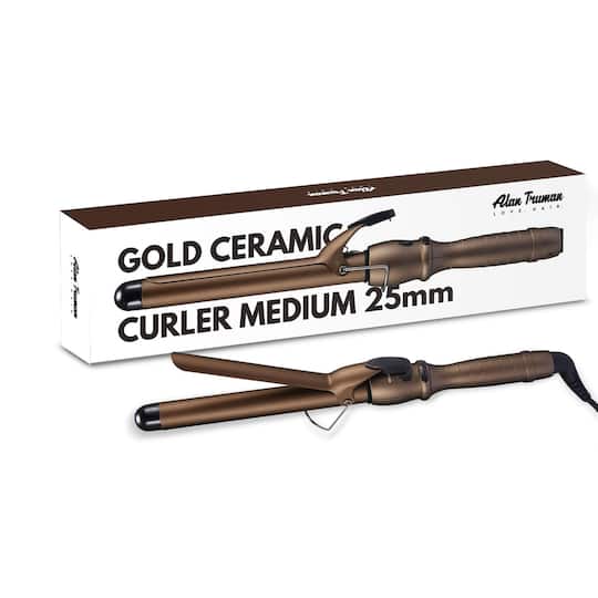 Alan Truman Gold Ceramic Curler - 25Mm (1 pc)