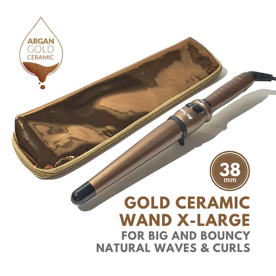 Alan Truman Gold Ceramic Wand - X-Large 38-25mm (1 Pc)