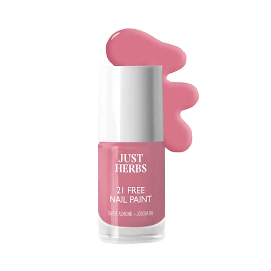 Just Herbs 21 Chemical Free Nail Polish - Rose Rush (6ml)