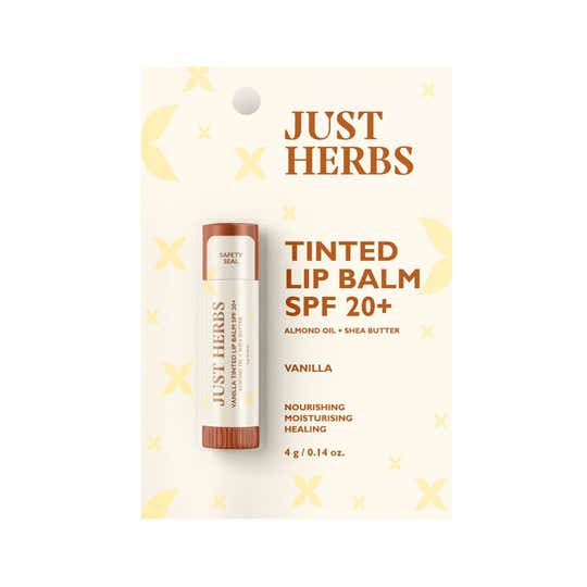 Just Herbs Tinted Lip Balm SPF 20+ - Vanilla (4g)