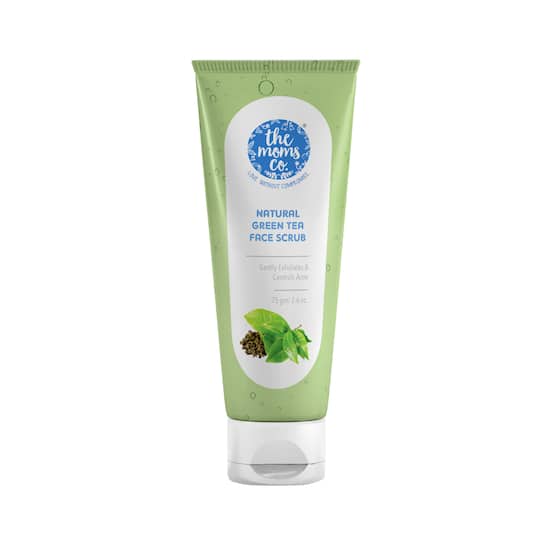 the moms co. Natural Green Tea Face Scrub (75g)