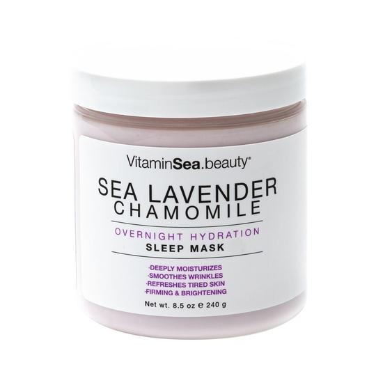 Vitamins and Sea Beauty Sea Lavender and Chamomile Overnight Hydrating Moisturizing Night Face Mask (240g)