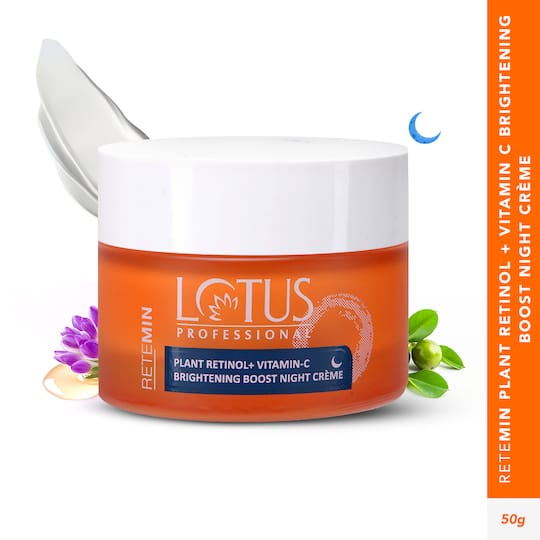 Lotus Professional Retemin Plant Retinol + Vitamin C Brightening Boost Night Creme (50g)