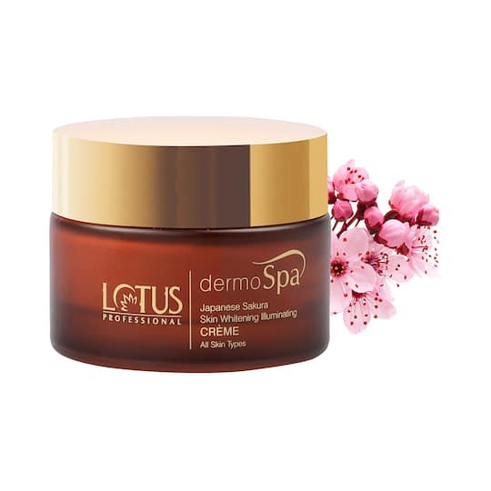 Lotus Professional Dermospa Japanese Sakura Skin Whitening Illuminating Creme with SPF 20 (50g)