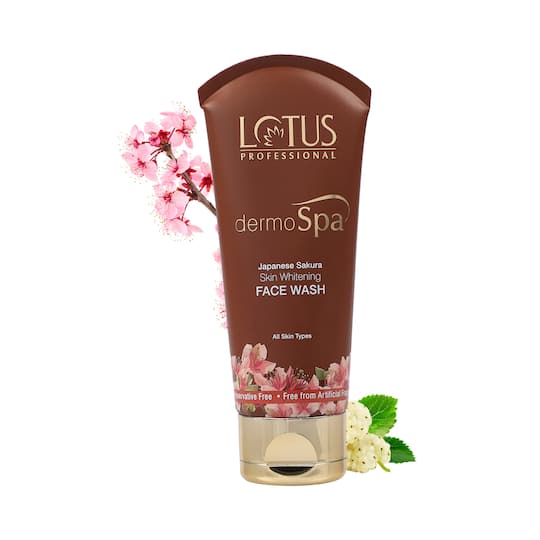 Lotus Professional Dermospa Japanese Sakura Skin Whitening Face Wash (80g)