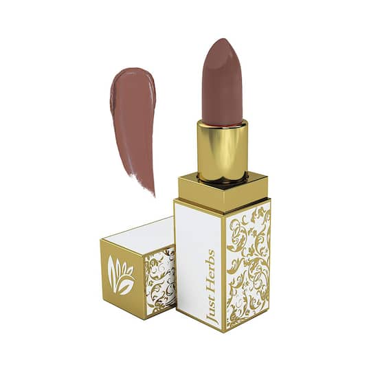 Just Herbs Ayurvedic Creamy Matte Lipstick - 07 Mauvish Brown (4.2g)